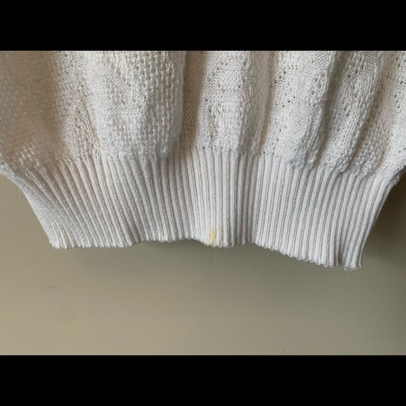 Vintage Kenneth Too! White Knit Top - Picture 3 of 8